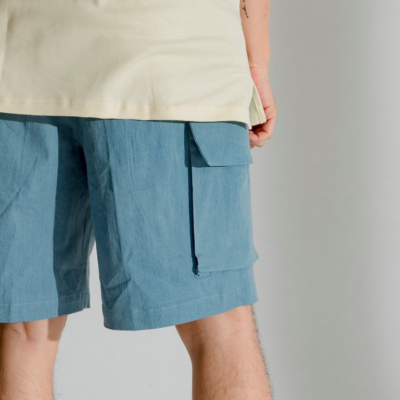 hao Denim Pocket Shorts 水洗丹寧口袋短褲