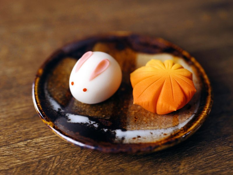 日本和菓子手作課 ‧ 菓子君【練切製上生菓子 ‧ 楓葉、玉兔】 - 烘焙/烹飪/料理 - 其他材質 