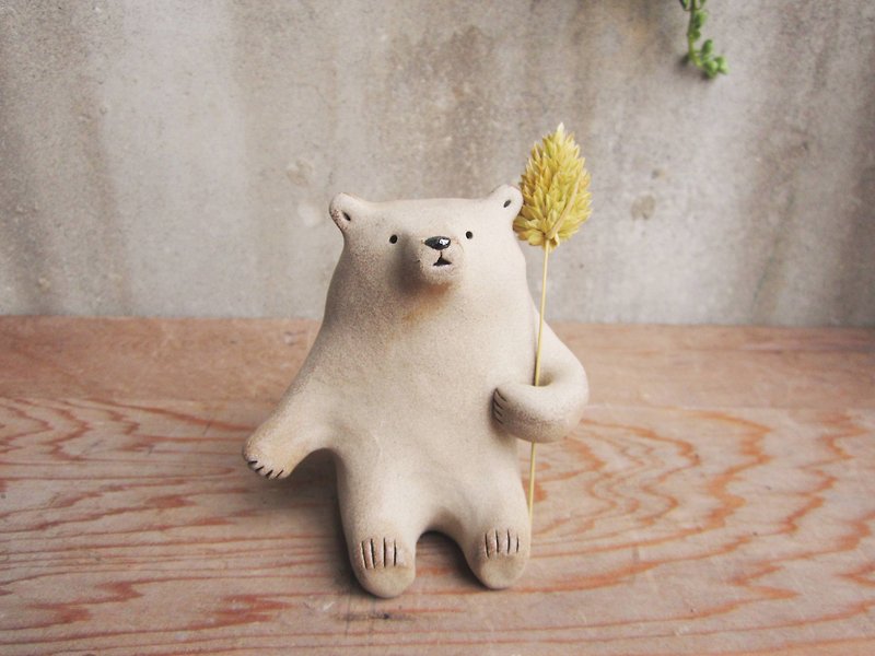 世界上的八種熊之棕熊 - 擺飾/家飾品 - 陶 