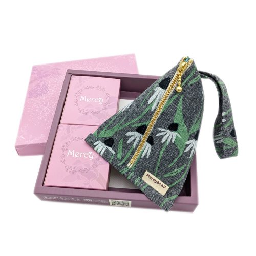 Mercy Soap手工皂專賣店 Mercy發願祈福系列-包粽開運手工皂禮盒///深灰色