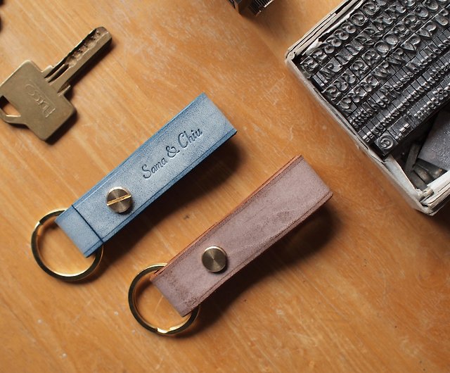 Leather Key Ring (keychain)