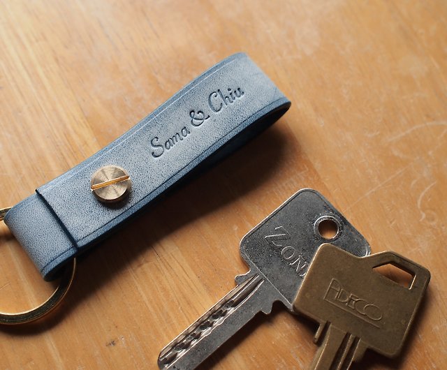 Leather Key Ring (keychain)
