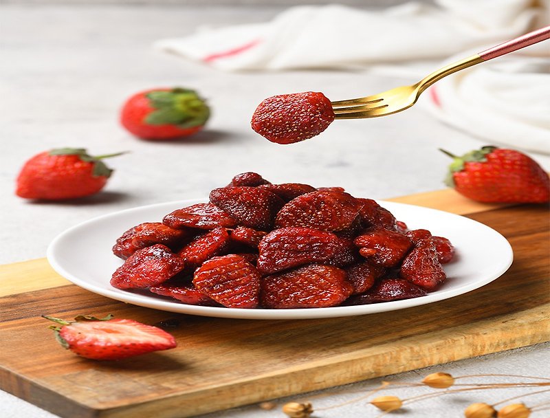 Candied Noodle Gift-Whole Dahu Dried Strawberry Dried StrawberryX1 Pack (80g/pack) - Dried Fruits - Other Materials 