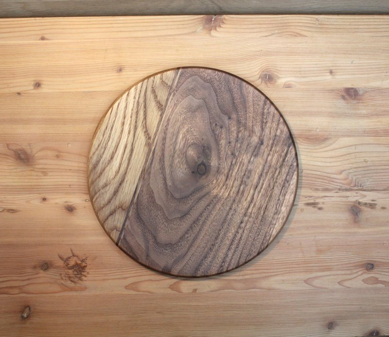 Round platter - Plates & Trays - Wood Brown