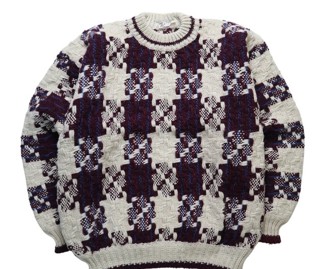 90s LA Wear エクアドル製手織りウールセーター - ショップ fujibird