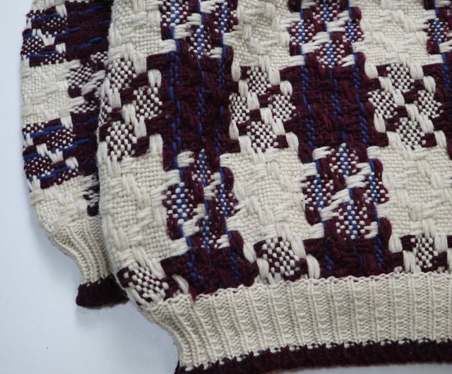 90s LA Wear エクアドル製手織りウールセーター - ショップ fujibird