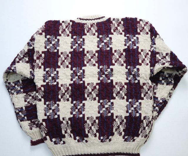 90s LA Wear エクアドル製手織りウールセーター - ショップ fujibird