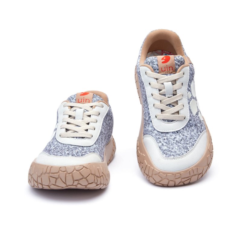 [Uin] Spanish original design | Fir tree gray mosaic 1 painted casual women's shoes - Women's Casual Shoes - Other Materials Multicolor