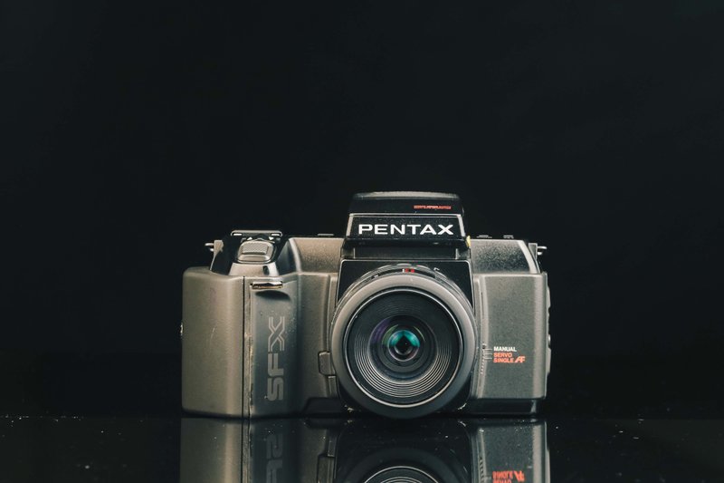 PENTAX SFX+PENTAX 35-80mm F=4-5.6 #4579 #135底片相機 - 相機/拍立得/底片相機 - 其他金屬 黑色