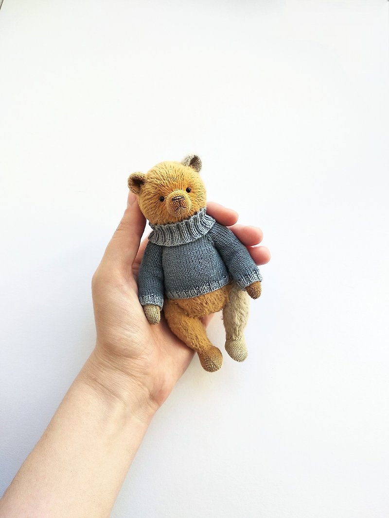 Yellow bear - Stuffed Dolls & Figurines - Other Materials Yellow