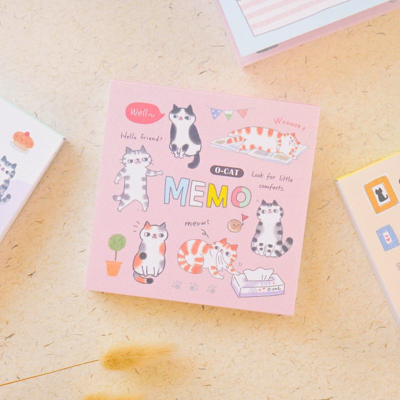 O-CAT - Cat 10X10 MEMO - Sticky Notes & Notepads - Paper 