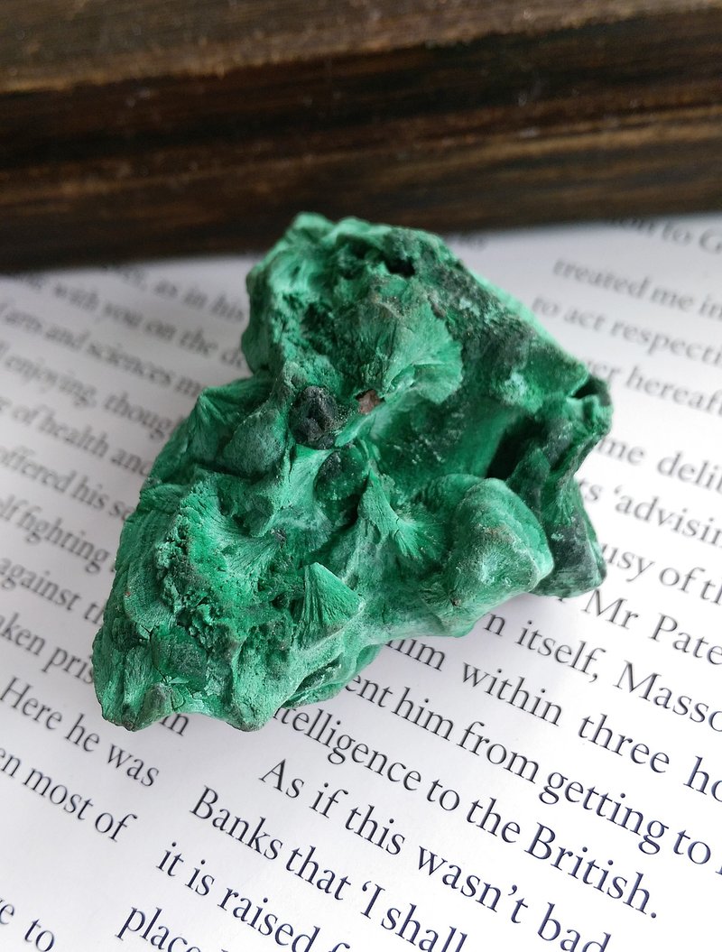 Malachite  剛果產地 絲絨 孔雀石 天然礦石 原礦 - Items for Display - Other Materials 