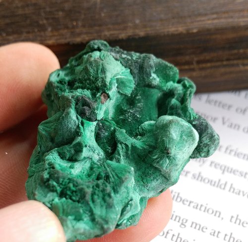 コンゴ産マラカイトベルベット石天然鉱石 - ショップ alice-gems