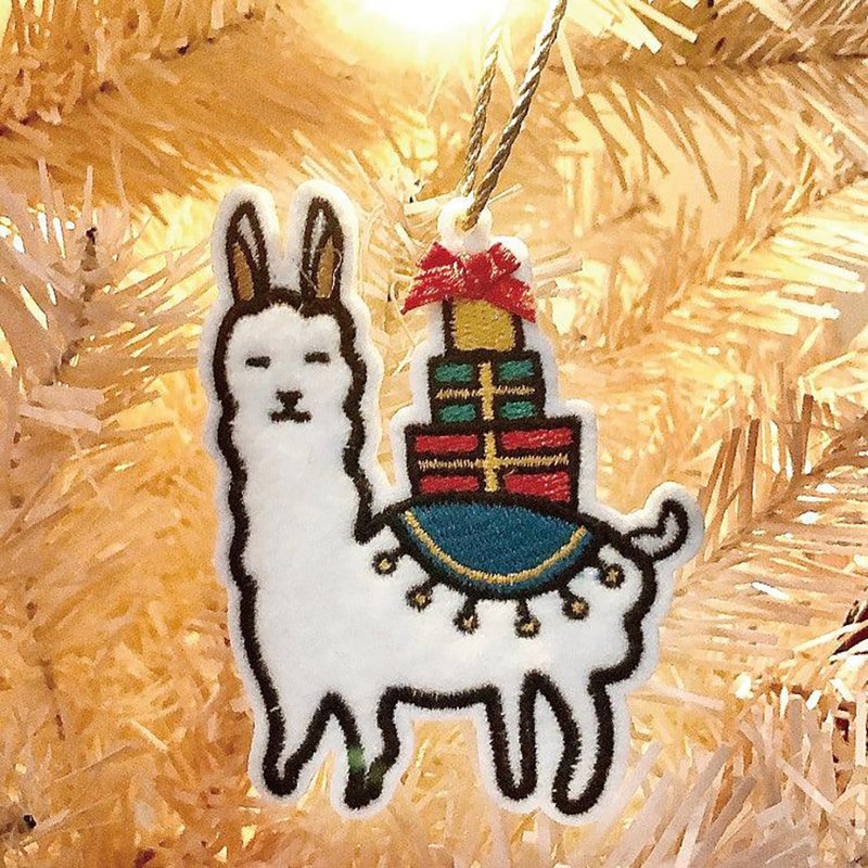 【聖誕禮物】尼瑪Nima聖誕吊飾 - 吊飾/掛飾 - 繡線 多色