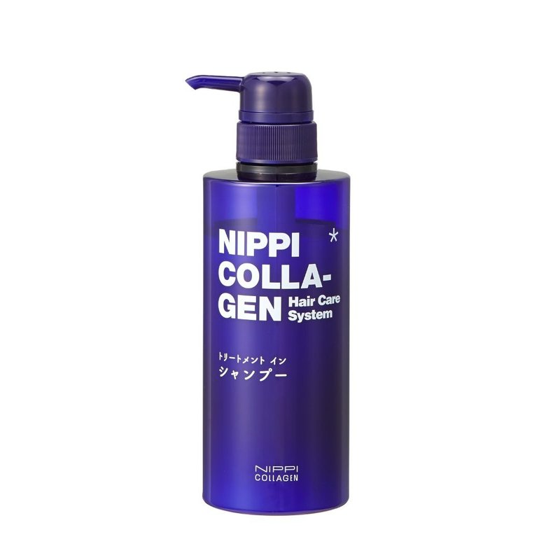 【NIPPI】Collagen Peptide Shampoo - 1 box/360ml - แชมพู - วัสดุอื่นๆ สีน้ำเงิน