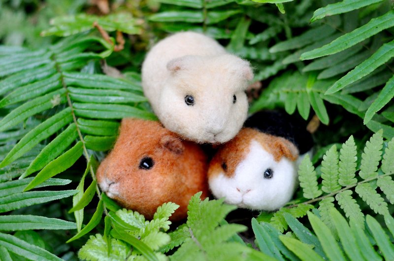Taipei March Holiday Class【Guinea Pig】 - Knitting / Felted Wool / Cloth - Wool 