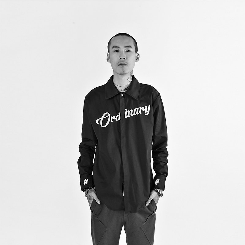 [Tiger Qi Fortune Bag] 30% off at the end of the year JANWONG West Coast style American street style ordinary boy long - เสื้อเชิ้ตผู้ชาย - ผ้าฝ้าย/ผ้าลินิน 