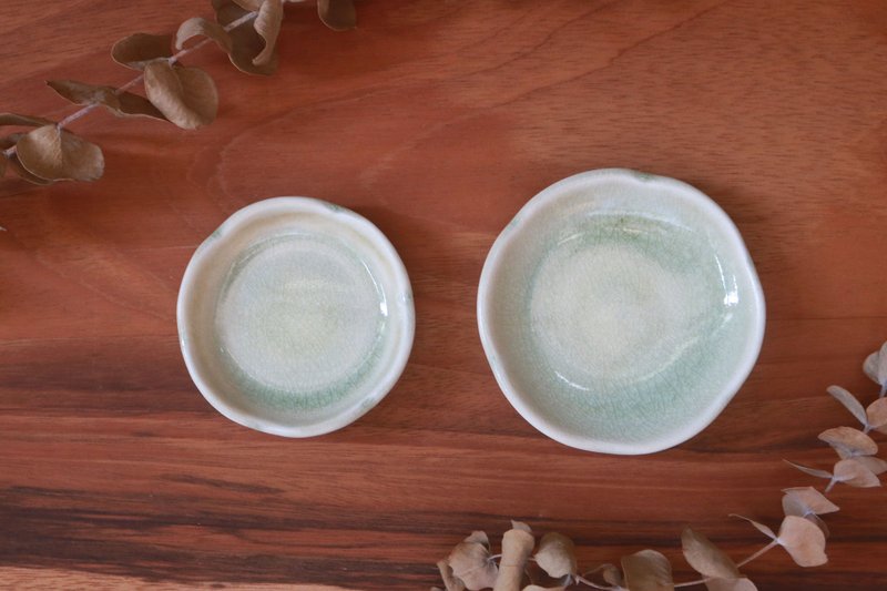 青緑枇灰小皿 - 小皿 - 磁器 