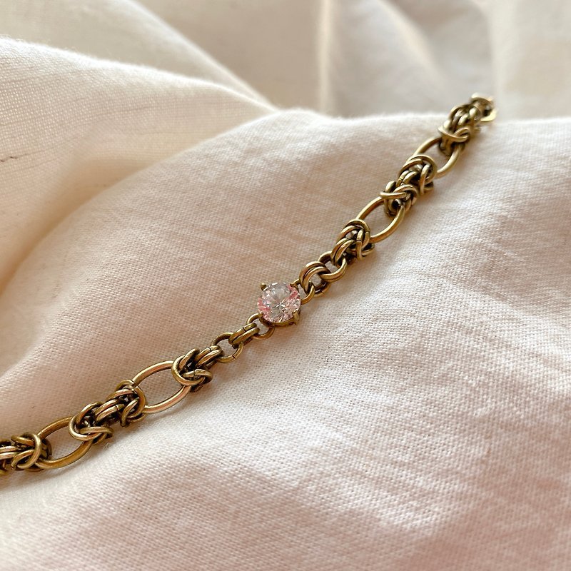 Classic forever-Brass bracelet - Bracelets - Copper & Brass Gold
