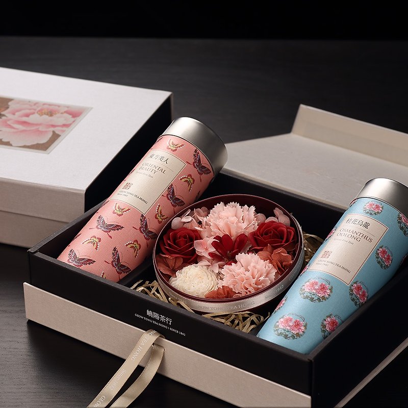 【嶢陽茶行】 台湾茶  2024  母の日限定ギフトセット - お茶 - 食材 ピンク