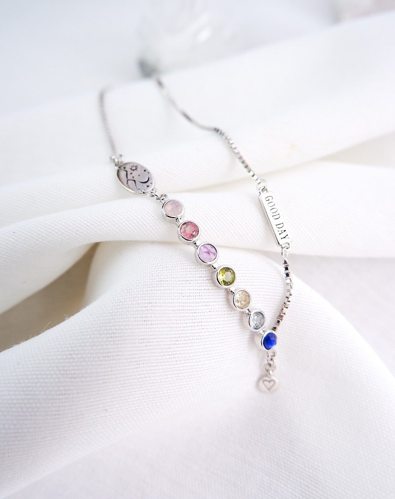Rainbow mood silver bracelet silver colour - Bracelets - Sterling Silver 