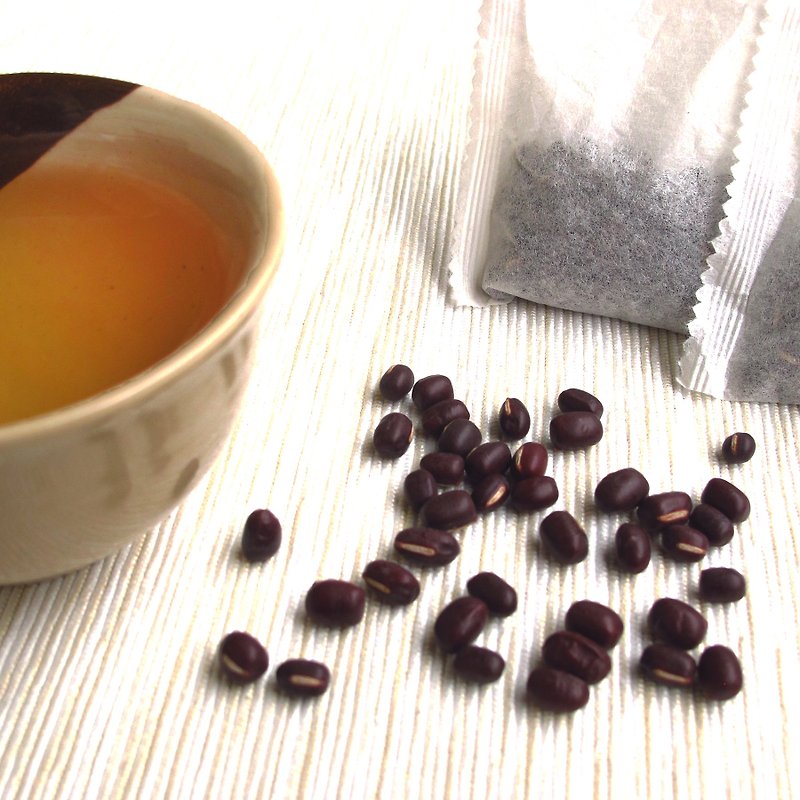 Fried grains of grain tea health flavor fried baking [red bean grain tea] (15g × 5 package) - ชา - อาหารสด สีแดง