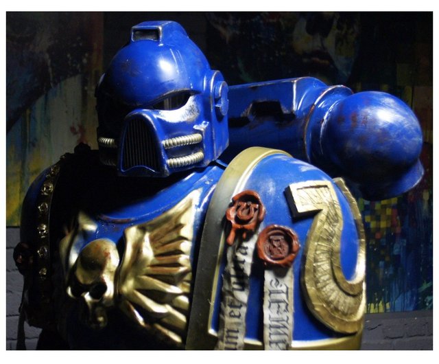 Warhammer 40k Ultramarine costume : r/sto