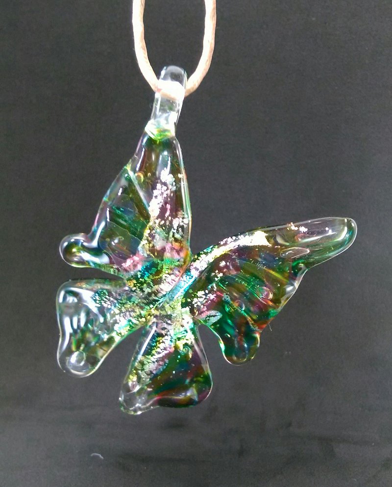 Butterfly - Necklaces - Glass Green