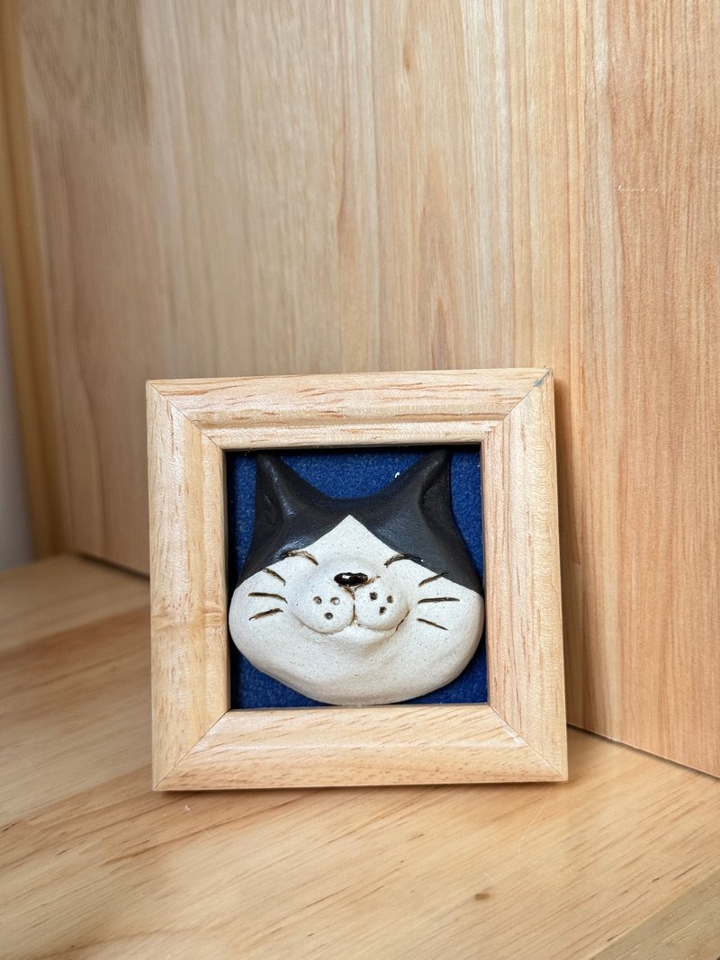 Busch Cat | Photo Frame Cat - ของวางตกแต่ง - ดินเผา 