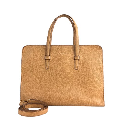日本直送 名牌中古包 】LOEWE ロエベ ショルダーバッグ キャメル