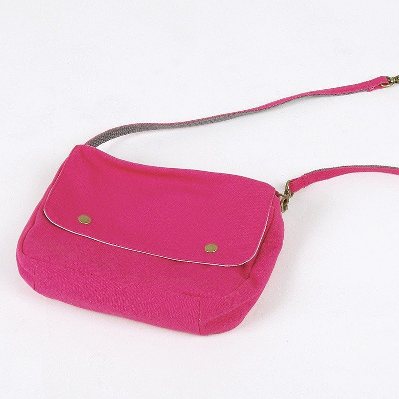 Multi-functional carry small bag / pink - Messenger Bags & Sling Bags - Other Materials Red