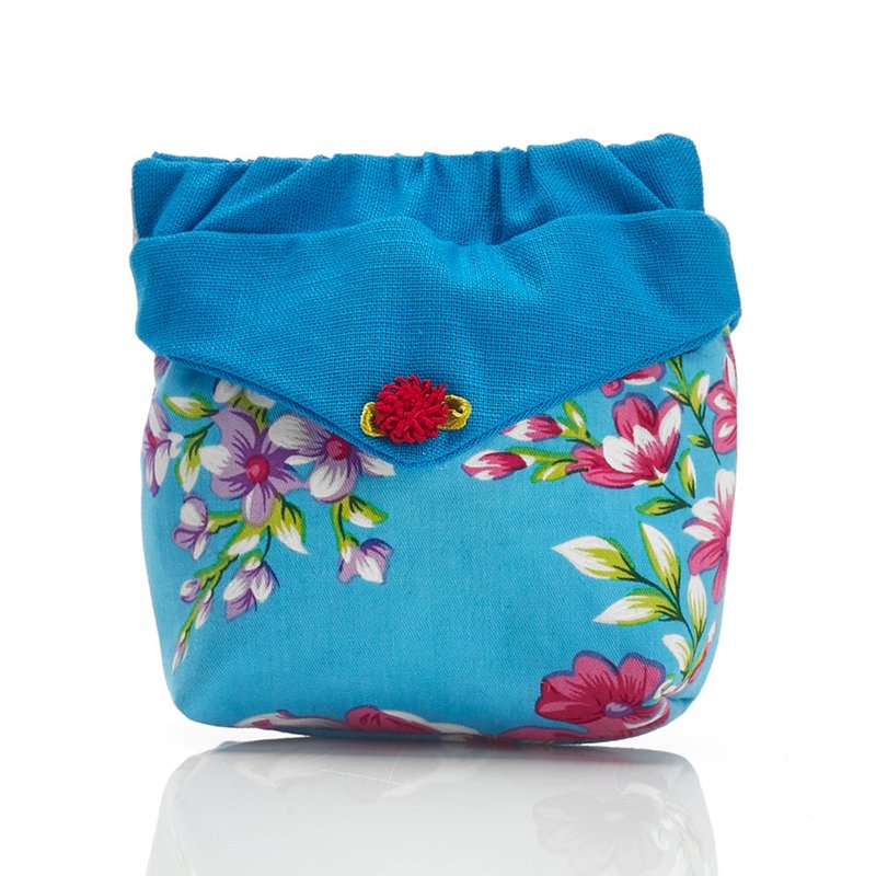 【花布先生】夾口包/口金包 - 化妝包/收納袋 - 棉．麻 多色