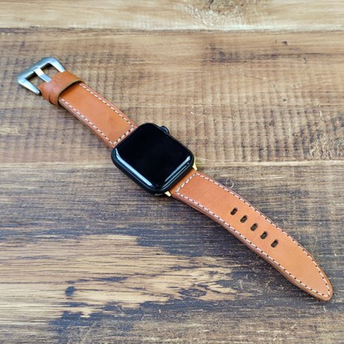 DOZI 豆子皮革手作 皮革錶帶 | 手工皮件 | 客製化禮物 |植鞣革-apple watch皮革錶帶