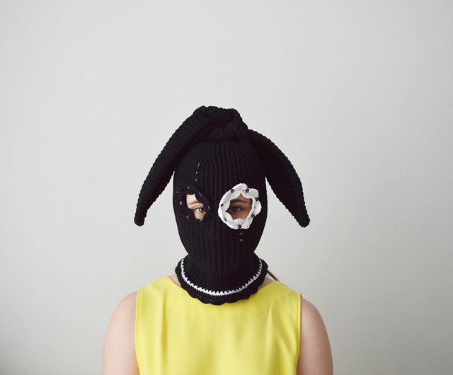 Custom bunny balaclava Cute ski mask with ears - Shop
