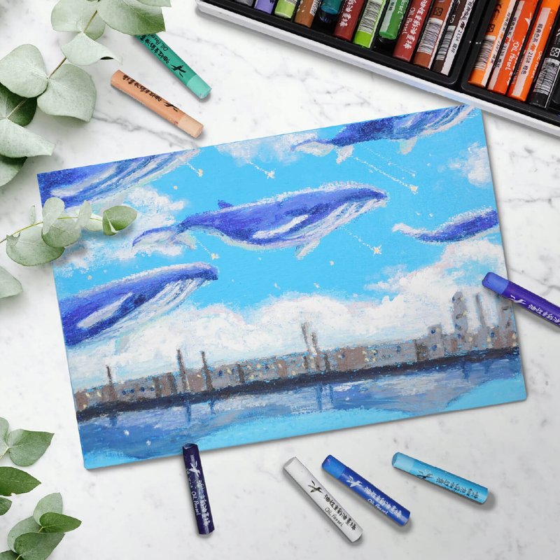 Oil/water-based heavy color oil pastels Xiaohongshu popular DIY handmade birthday gift - วาดภาพ/ศิลปะการเขียน - วัสดุอื่นๆ หลากหลายสี