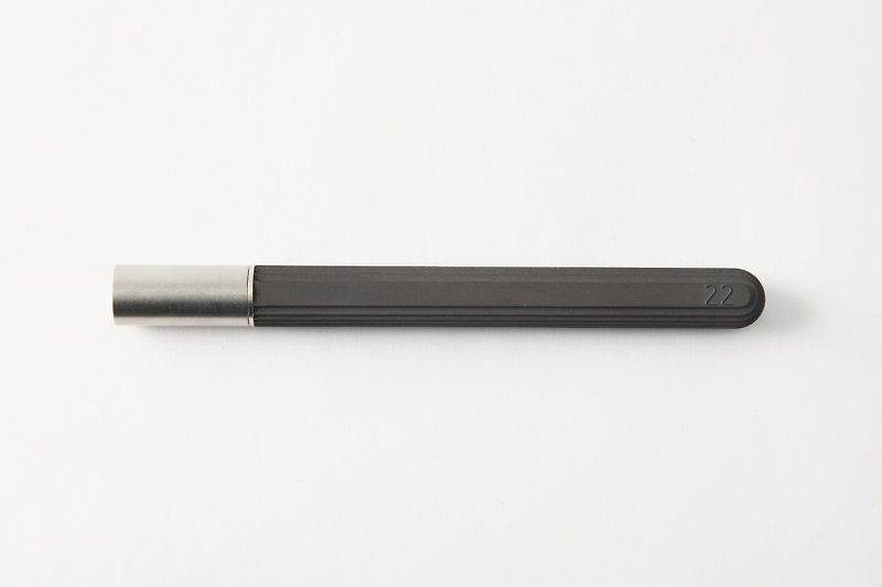 輪郭ボールペン（ダークグレー） - 水性ボールペン - コンクリート ブラック