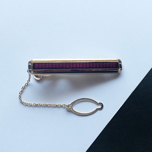 otashippo 木立 【ラズベリー Raspberry】七寶焼のネクタイピン 丹銅胎しずみ七寶 18kgf