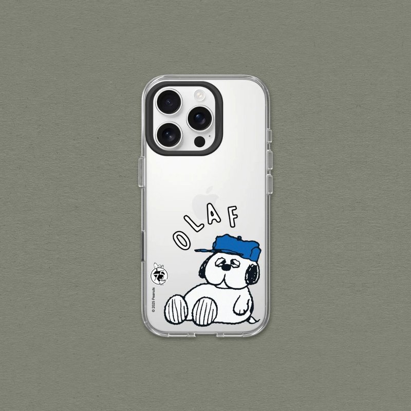 Clear透明防摔手機殼∣Snoopy史努比/75週年-歐拉夫休息中 iPhone - 手機殼/手機套 - 塑膠 透明