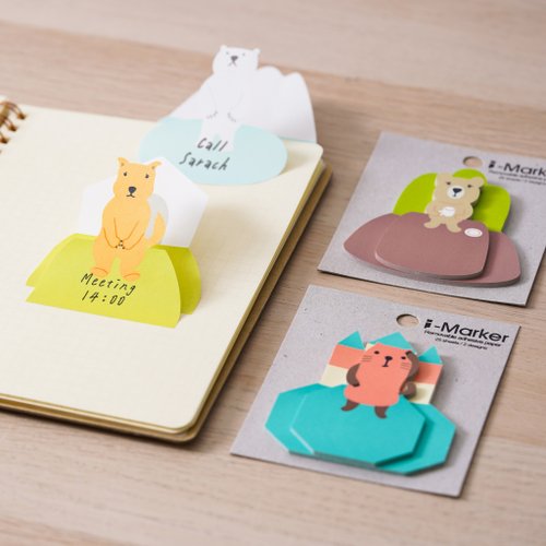 Post-it Notes Animal Series I-marker - Shop Jeantopia 