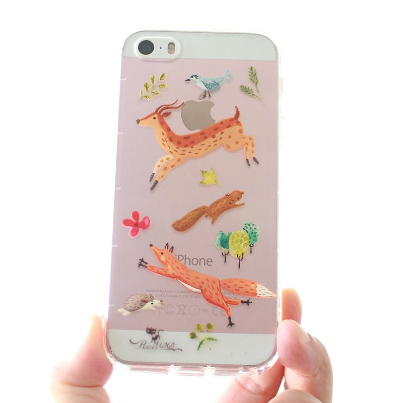 Animals phone case _ iPhone, Samsung, HTC, LG, Sony - เคส/ซองมือถือ - ซิลิคอน สีใส