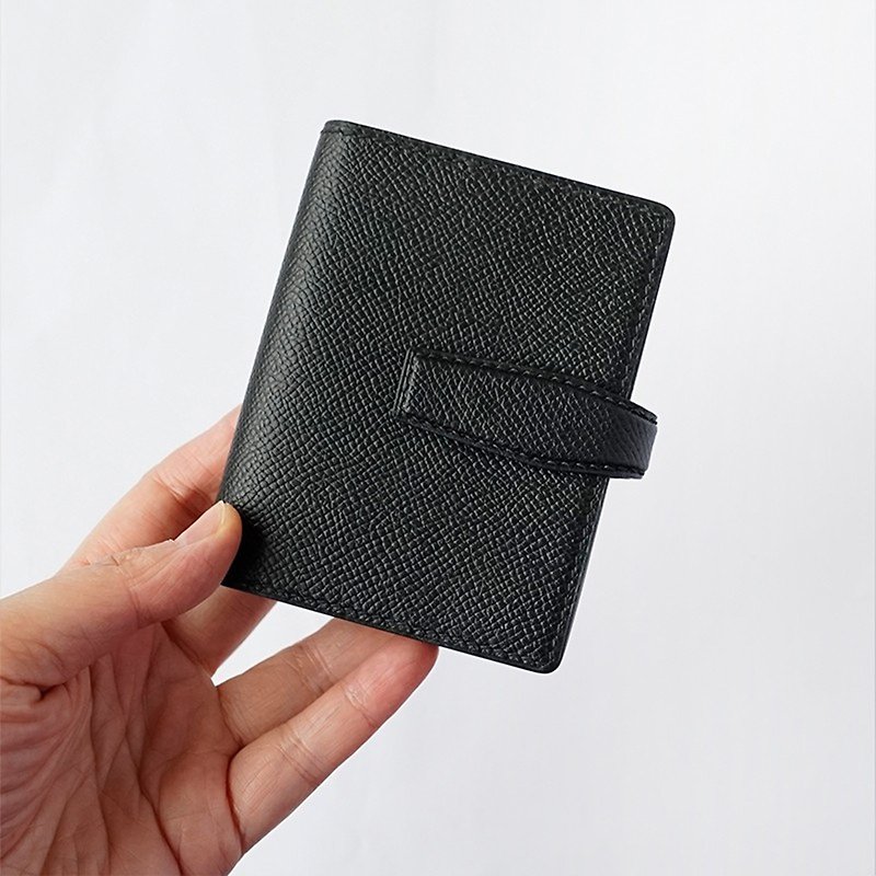 Palm print cowhide card holder handmade driver's license holder - Wallets - Genuine Leather 