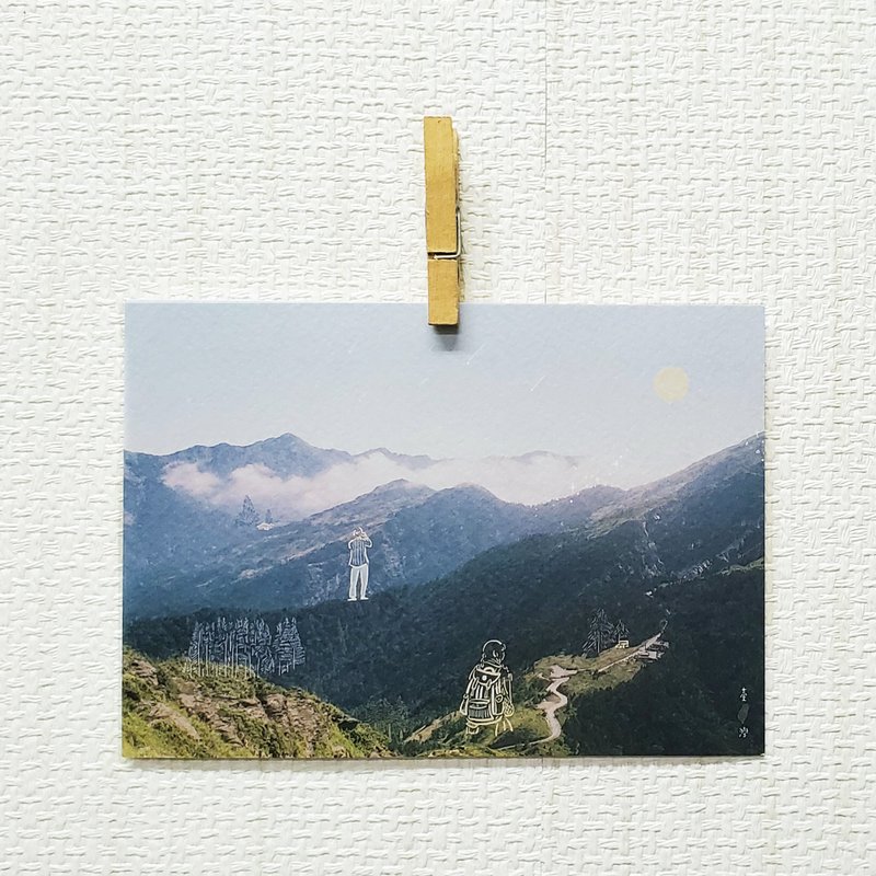 臺灣行旅 /Magai's postcard - 卡片/明信片 - 紙 綠色