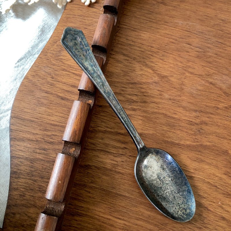 百年銀器 美國1905年 Victor S. Co. 鍍銀湯匙 單個 - 刀叉/湯匙/餐具組 - 銀 