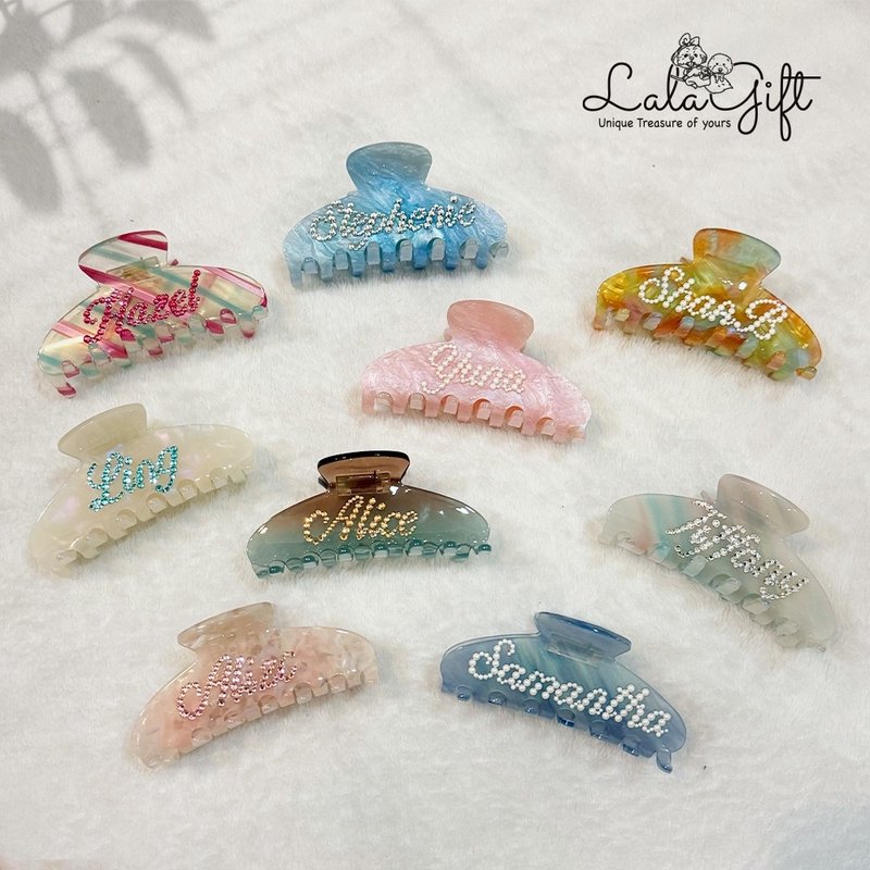 【Customized】Name / hairpin / shark clip - เครื่องประดับผม - วัสดุอื่นๆ หลากหลายสี