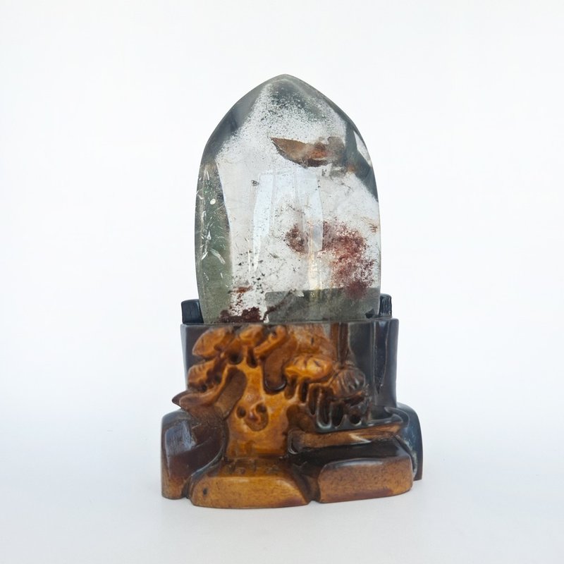 天然水晶 四季幽靈水晶 紅幽靈 綠幽靈 擺件 裝飾品 WB027 - 擺飾/家飾品 - 水晶 多色