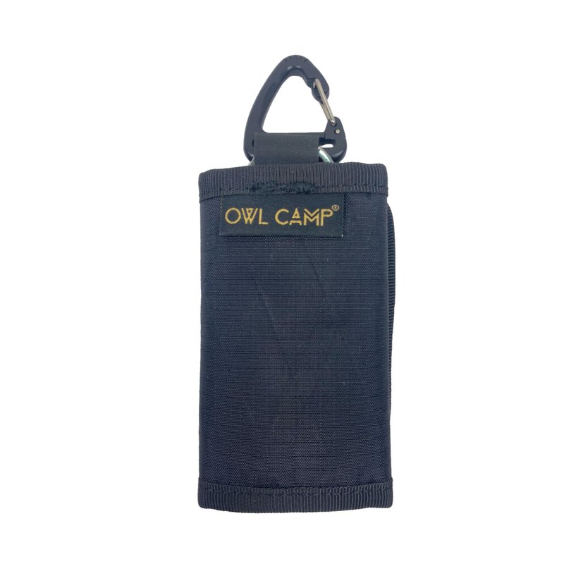 【OWL CAMP】黑色鑰匙包 - 零錢包/小錢包 - 其他材質 黑色