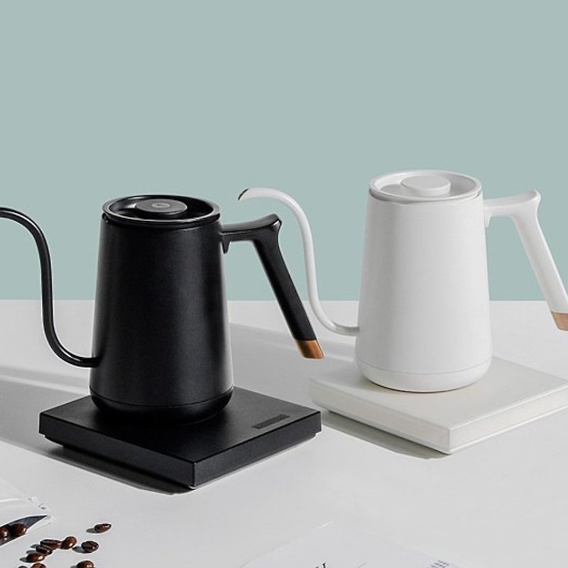 【溫控咖啡壺】TIMEMORE 魚Smart電子溫控手沖壺 - 咖啡壺/咖啡器具 - 其他金屬 