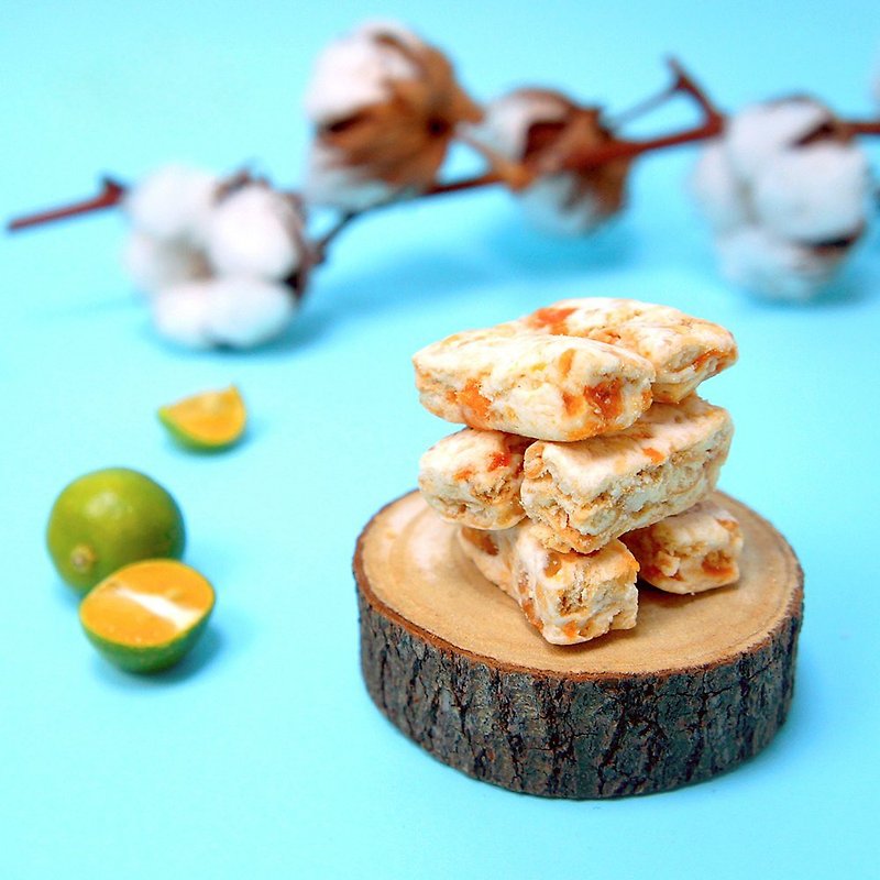 Light Afternoon Snacks│Sweet and Sour Kumquat Cotton Crisp-Small Package - ของคาวและพาย - อาหารสด สีน้ำเงิน