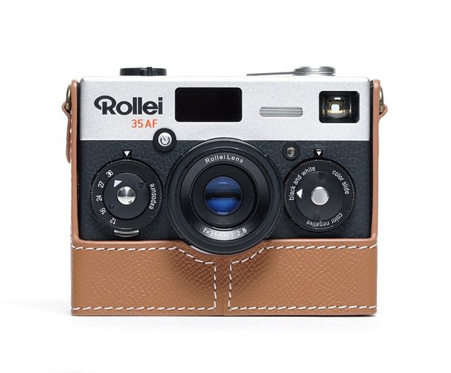 対応機種：Rollei 35AF パームテクスチャーレザーカメラベースケース