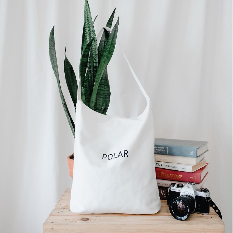 POLAR, Species easy bag - Messenger Bags & Sling Bags - Cotton & Hemp White
